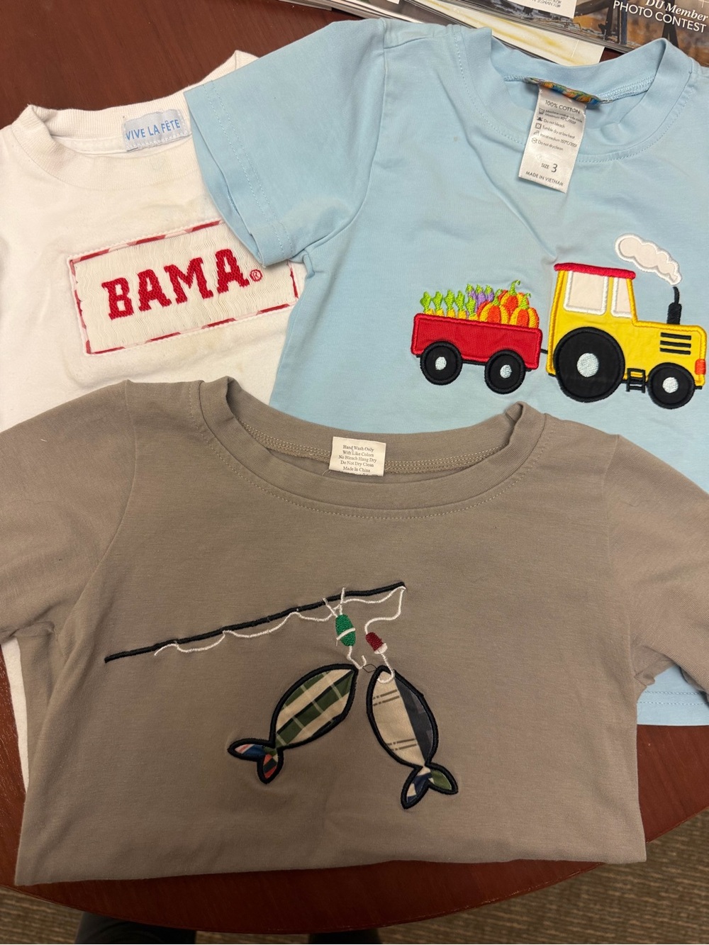 Appliqué and Smocked Boys Shirt Bundle